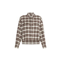 Max Mara Brown Cotton Dress Shirt