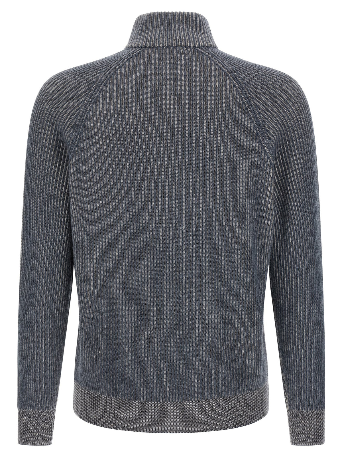 Brunello Cucinelli Blue Cashmere Cardigan