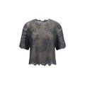 Brunello Cucinelli Gray Mohair Pattern Shirt