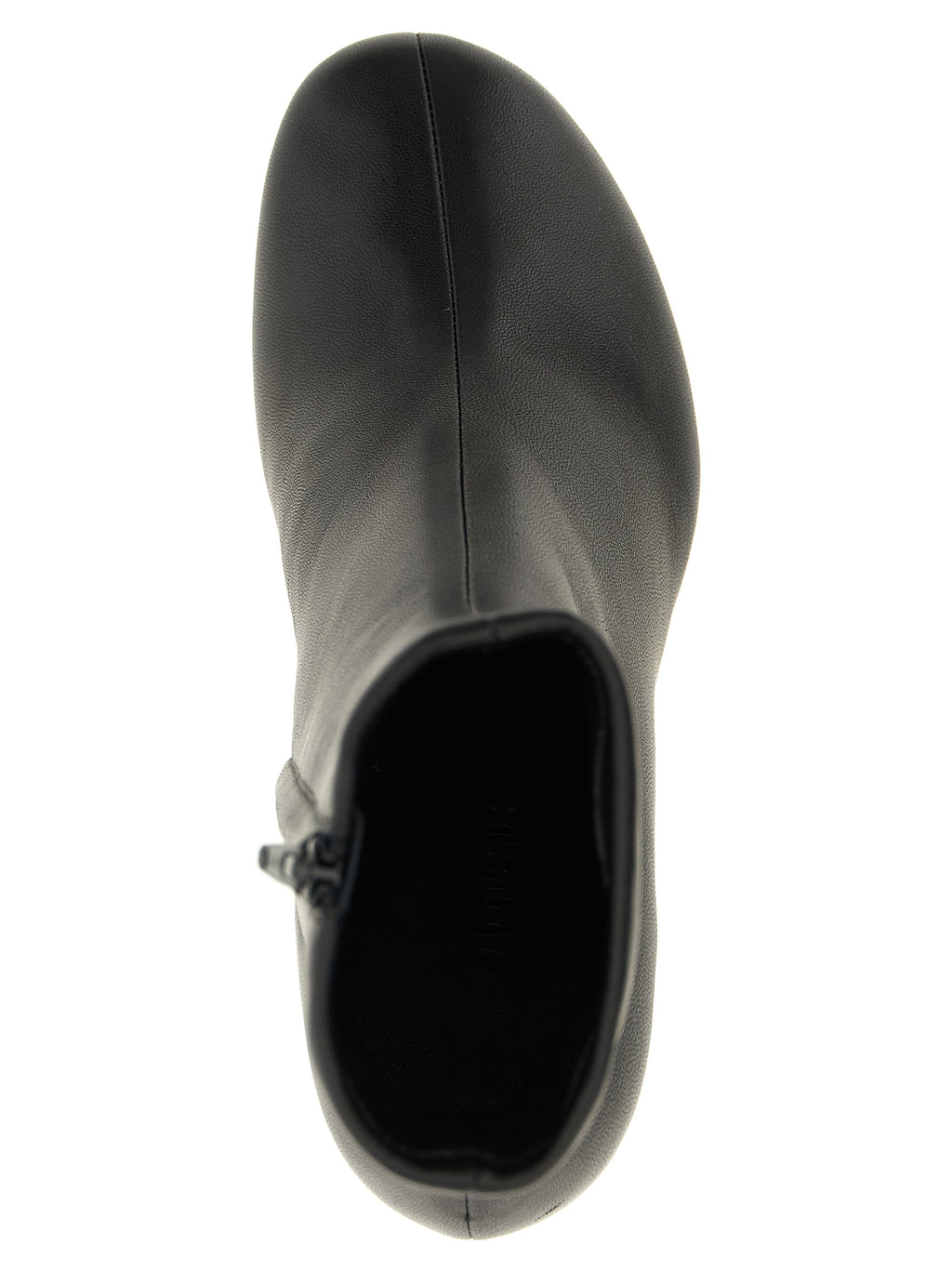 Jacquemus Black Lamb Leather Ankle Boots