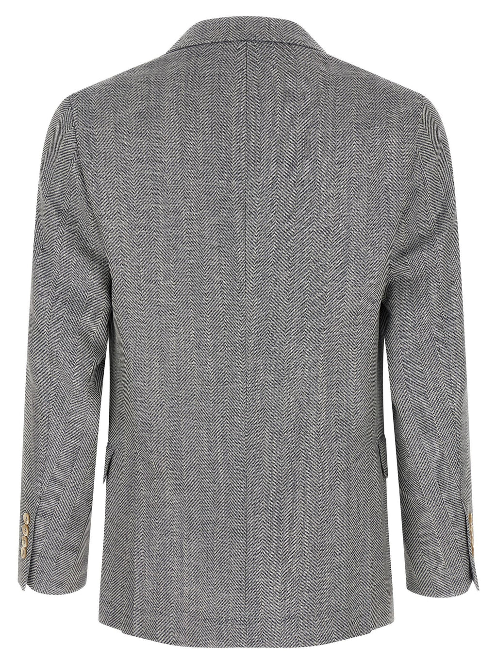 Brunello Cucinelli Gray Wool Blazer