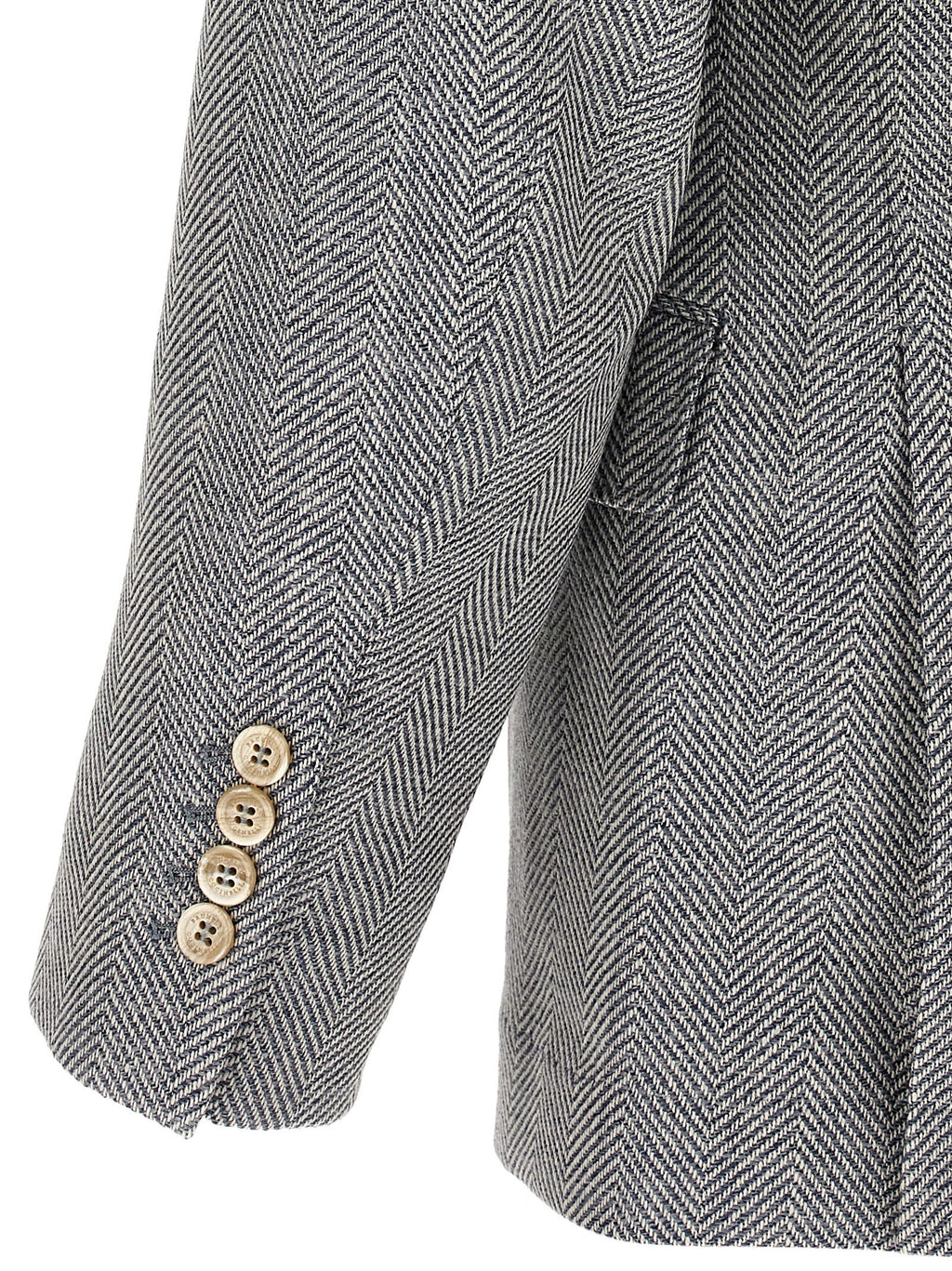 Brunello Cucinelli Gray Wool Blazer