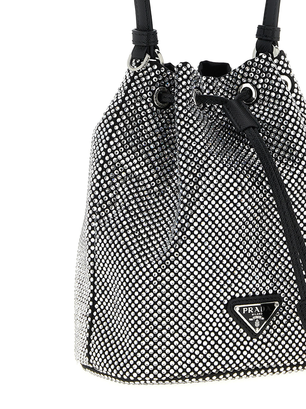 Prada Gray Viscose Handbag
