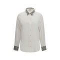 Alexander McQueen White Silk Dress Shirt