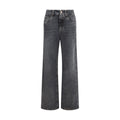 Brunello Cucinelli Gray Cotton Straight-Leg Jeans