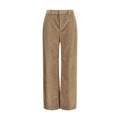 Brunello Cucinelli Brown Cotton Casual Pants