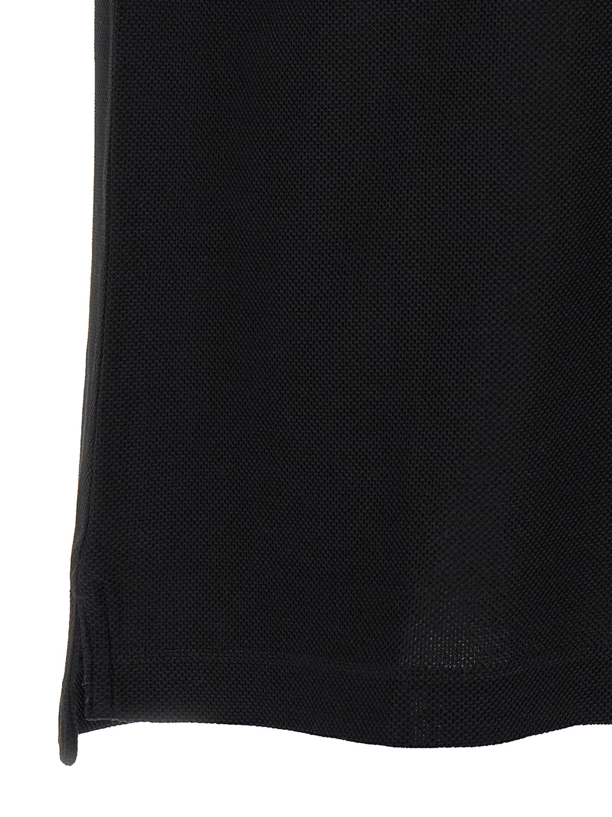 Burberry Black Cotton Polo Shirt