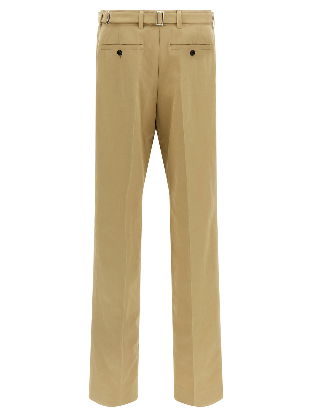 Prada Beige Cotton Casual Pants