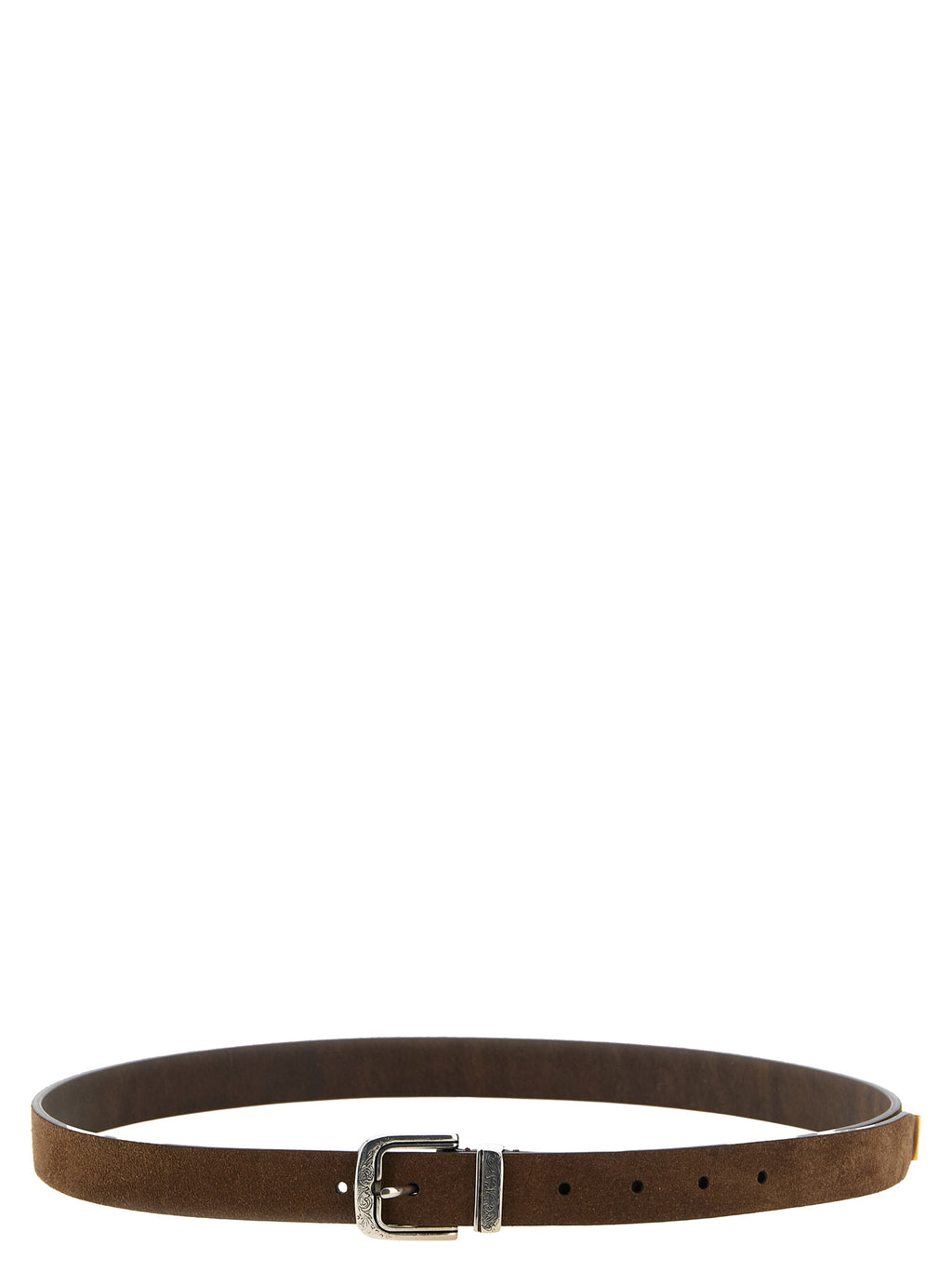 Brunello Cucinelli Brown Bull Skin Belt