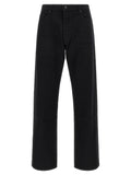Tom Ford Black Cotton Straight-Leg Jeans