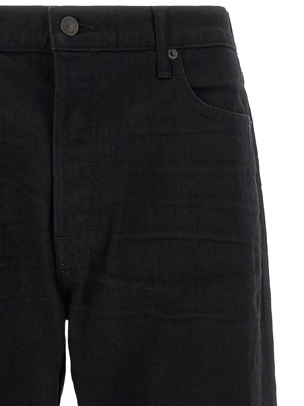 Tom Ford Black Cotton Straight-Leg Jeans