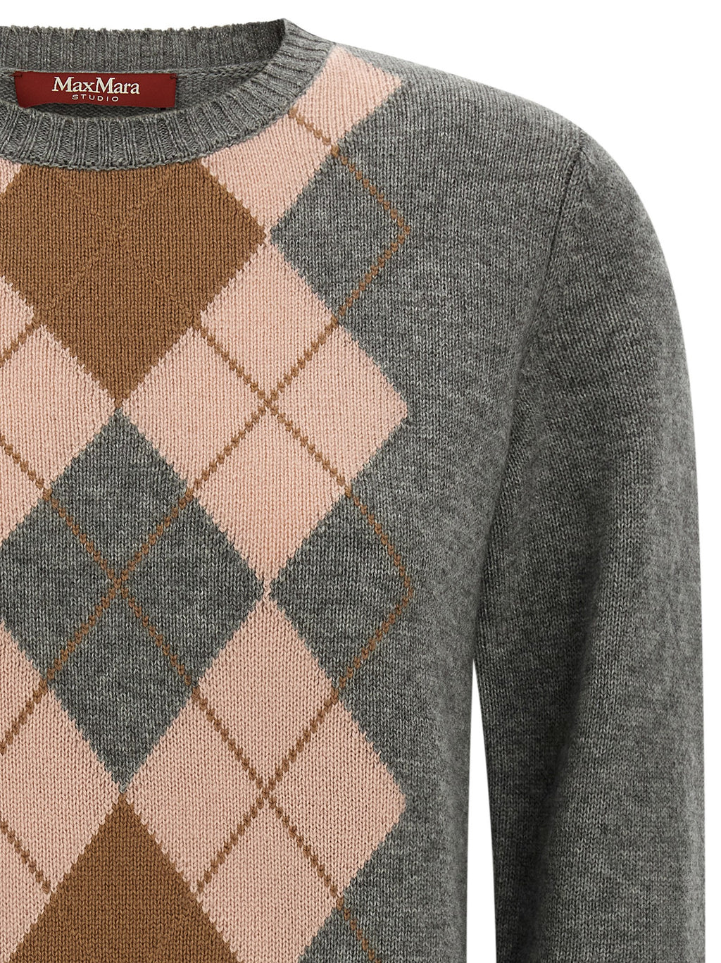 Max Mara Gray Wool Cardigan