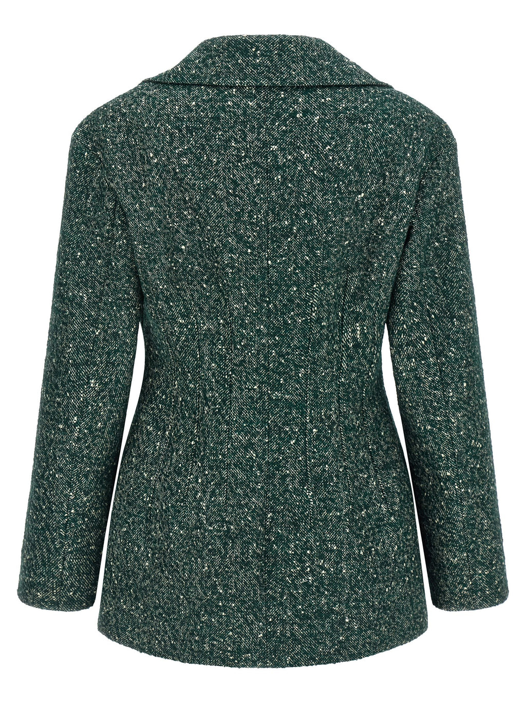 Max Mara Bicolor Virgin Wool Blazer