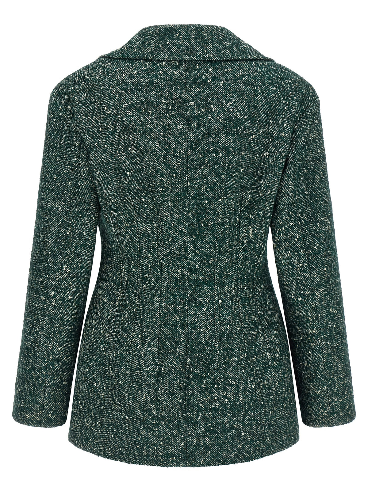 Max Mara Bicolor Virgin Wool Blazer