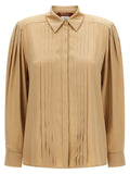 Max Mara Beige Silk Blouse