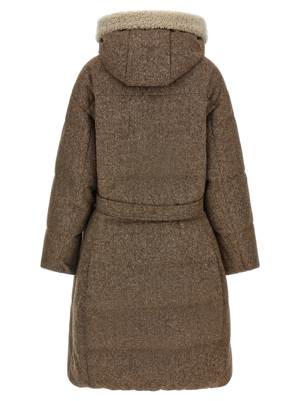 Brunello Cucinelli Brown Virgin Wool Coat
