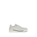 Fendi White Calf Leather Bos Taurus Low Top Sneakers