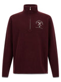 Brunello Cucinelli Bordeaux Cashmere Sweatshirt