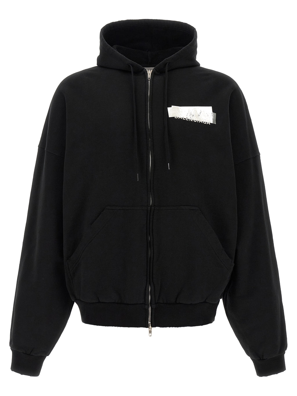 Balenciaga Black Cotton Sweatshirt