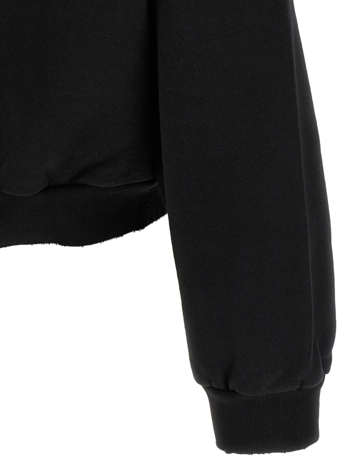 Balenciaga Black Cotton Sweatshirt