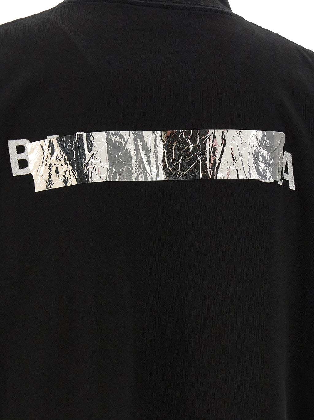 Balenciaga Black Cotton T-Shirt