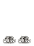 Balenciaga Silver Brass Earrings