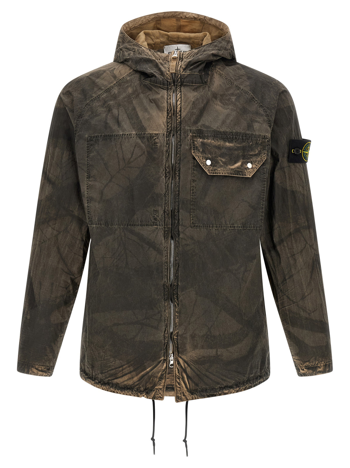 Stone Island Brown Polyamide Blouse