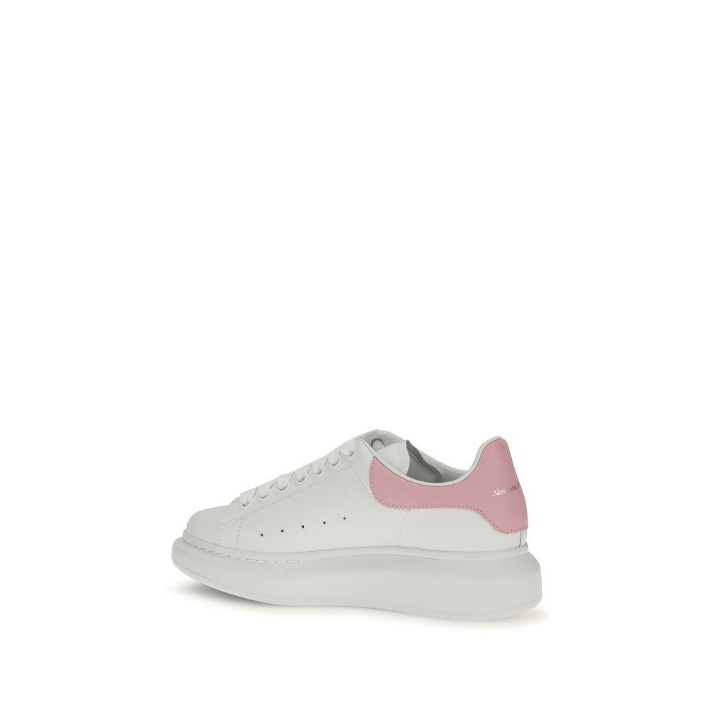 Alexander McQueen White Calf Leather Bos Taurus Chunky Sneakers