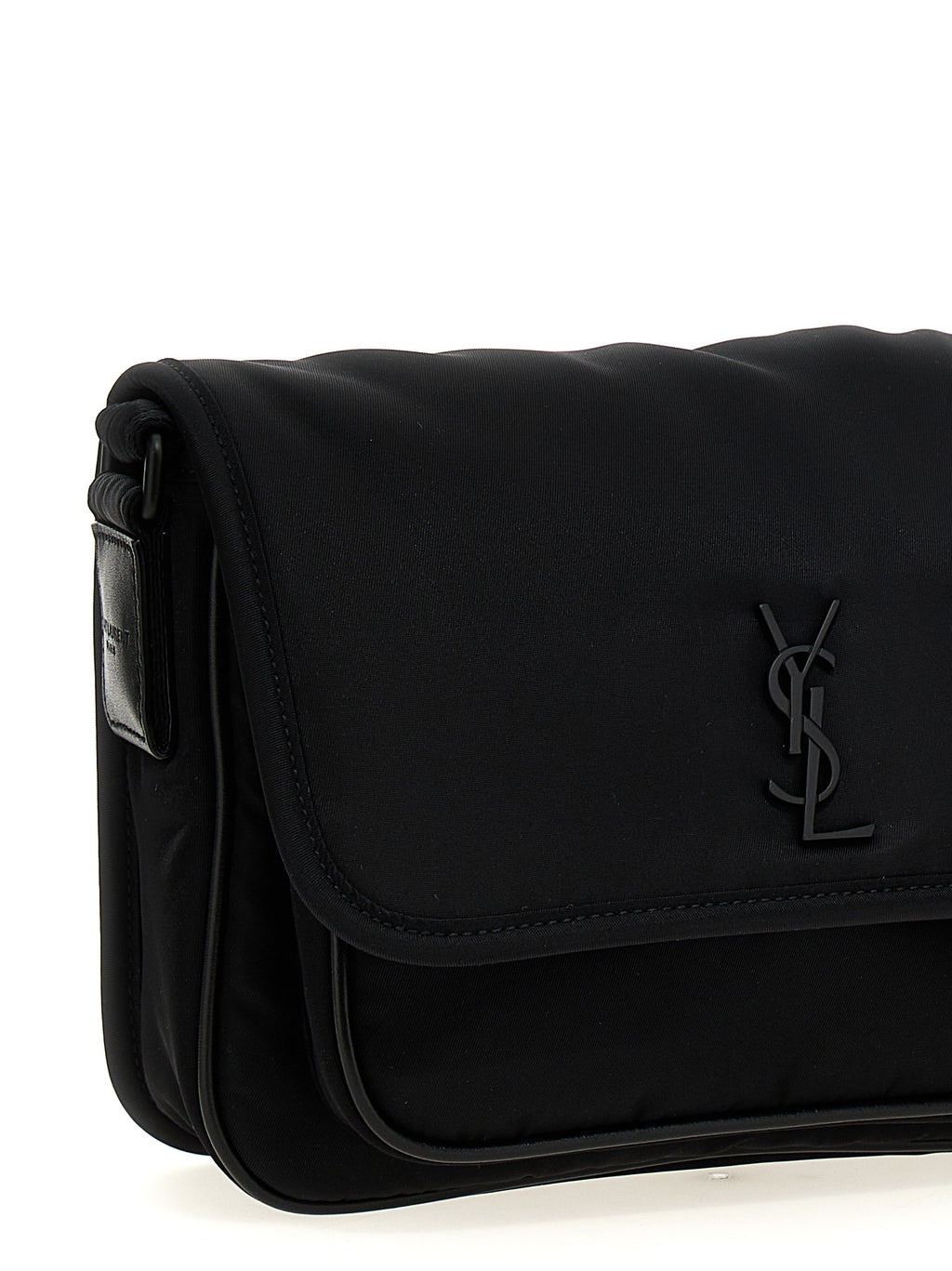 Saint Laurent Black Polyamide Crossbody Bag