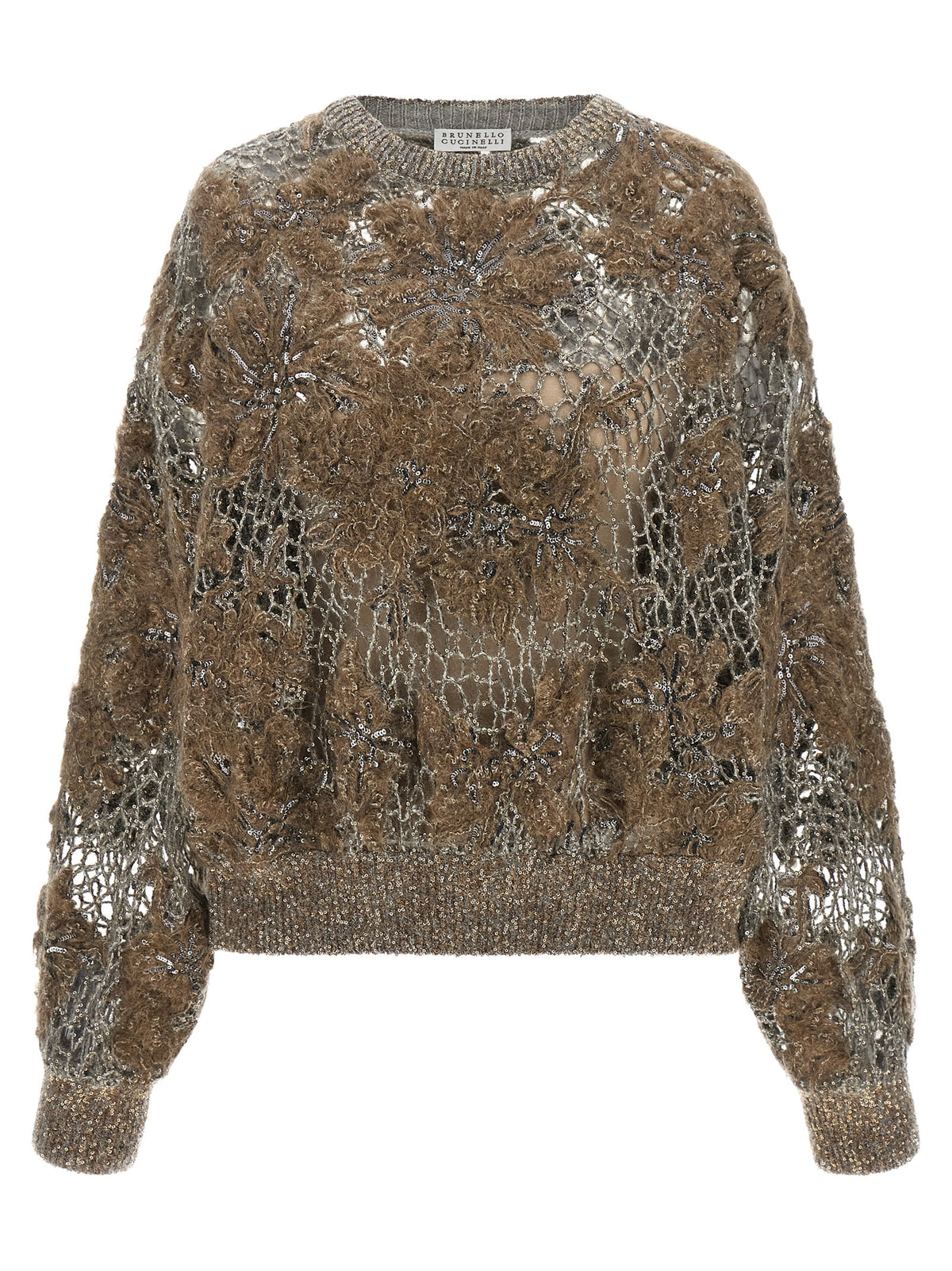 Brunello Cucinelli Beige Wool Cardigan