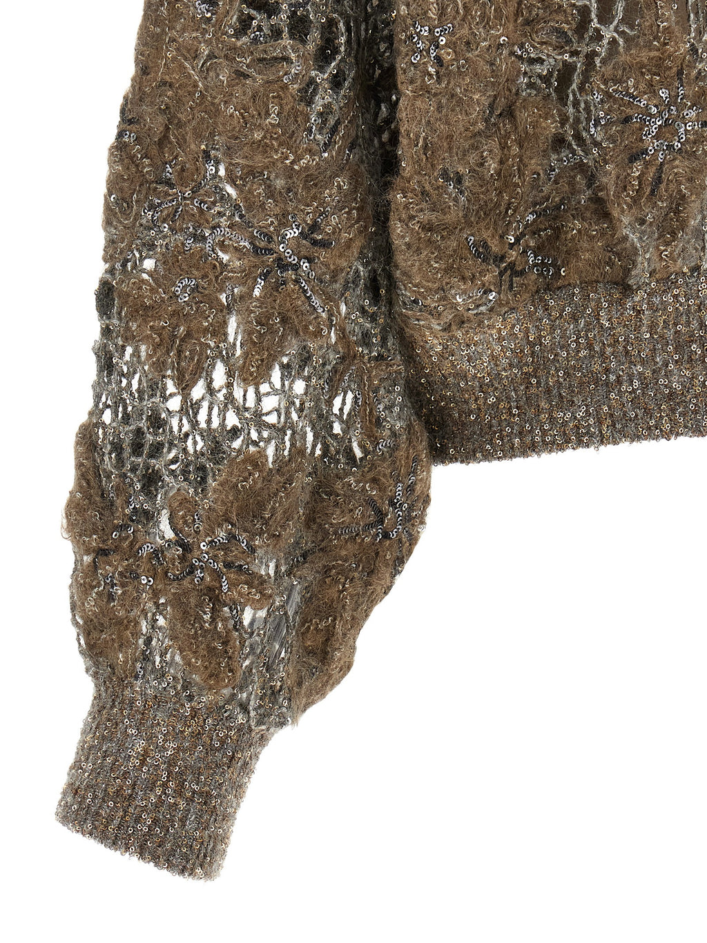 Brunello Cucinelli Beige Wool Cardigan