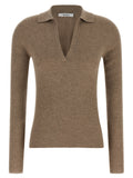 Max Mara Beige Cashmere Polo Shirt