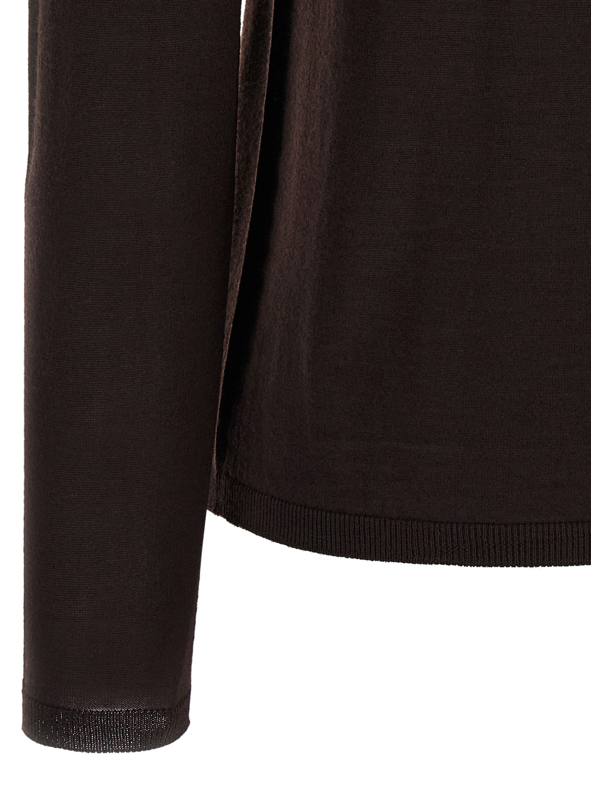 Max Mara Brown Virgin Wool Cardigan