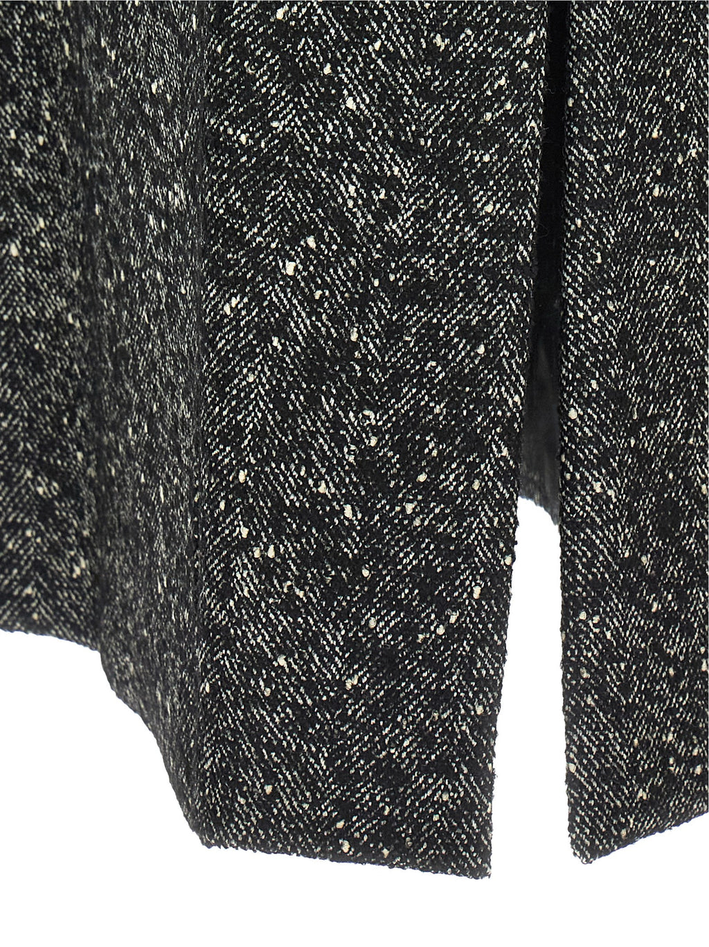 Max Mara Bicolor Virgin Wool Coat