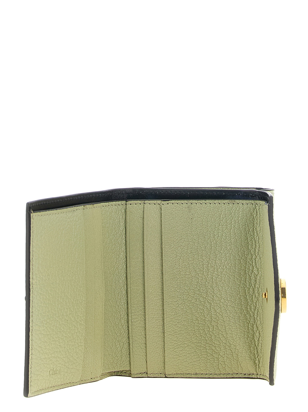 Chloé Bicolor Goatskin Cardholder