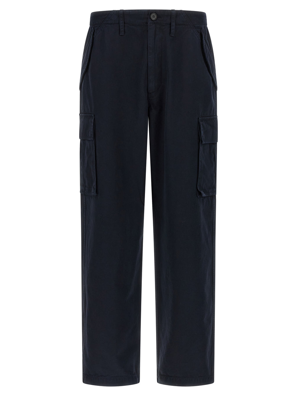 Burberry Blue Cotton Cargo Pants
