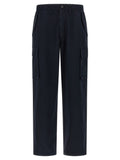 Burberry Blue Cotton Cargo Pants