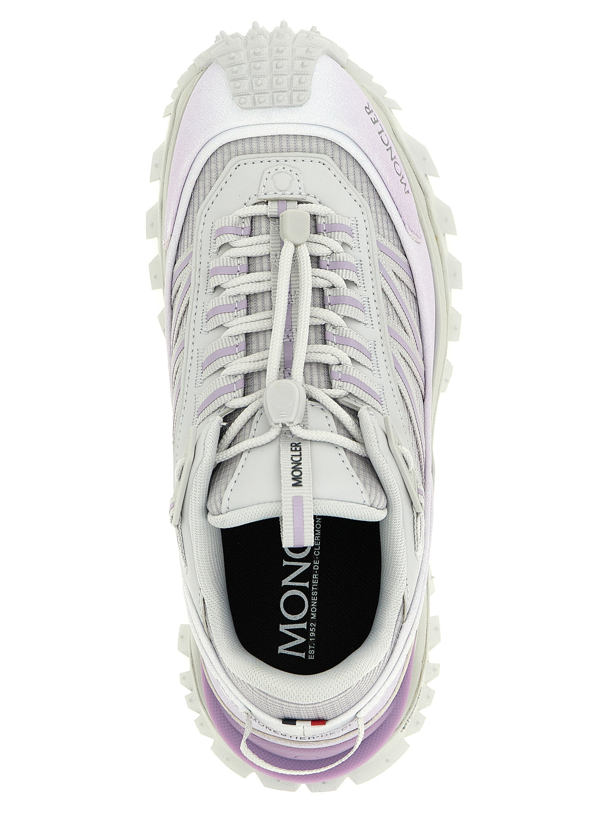 Moncler Purple Polyester Athletic Sneakers