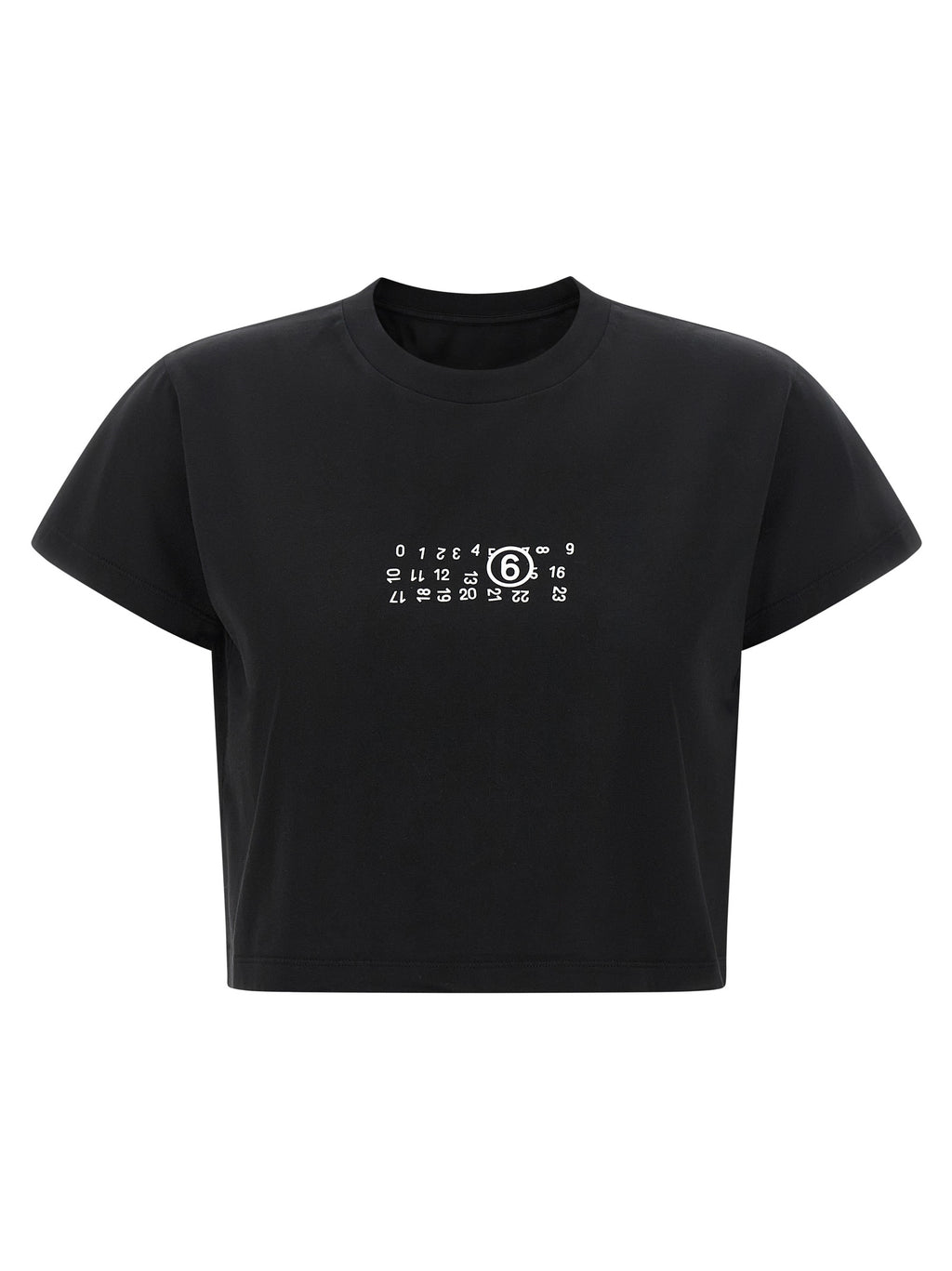MM6 Maison Margiela Black Cotton T-Shirt
