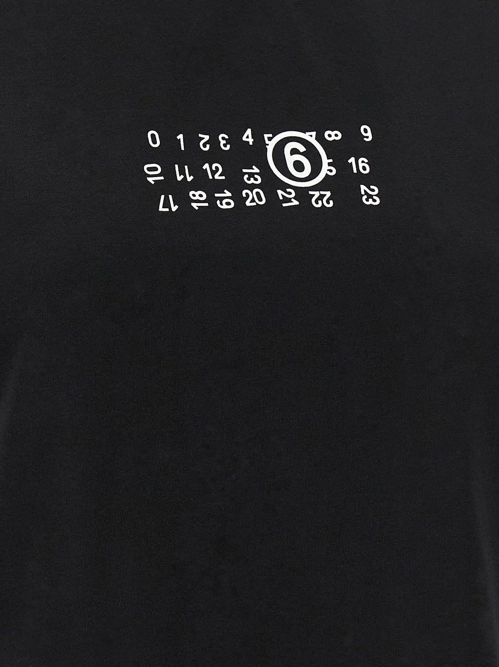 MM6 Maison Margiela Black Cotton T-Shirt