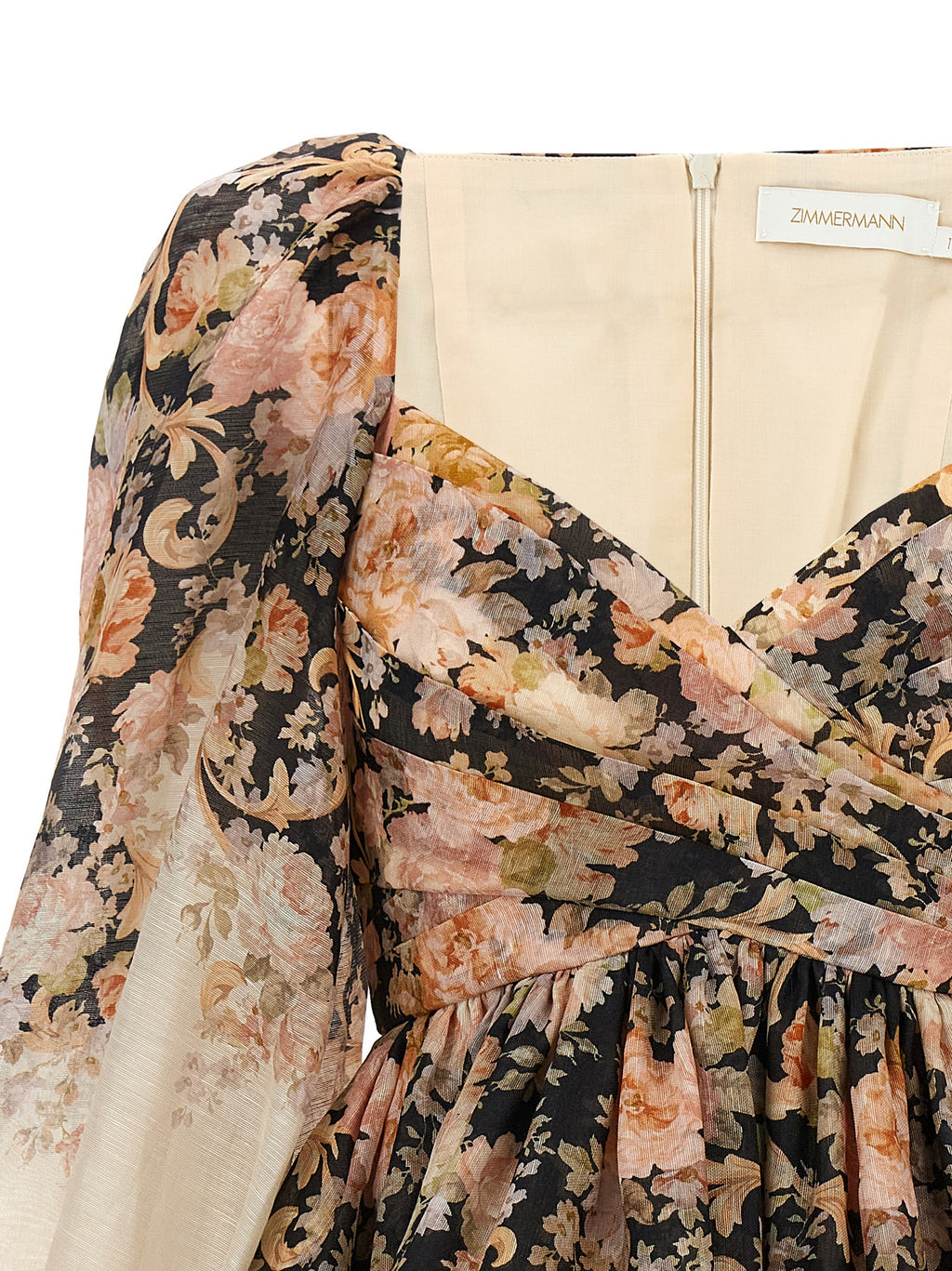 Zimmermann Multicolor Linen Casual Dress