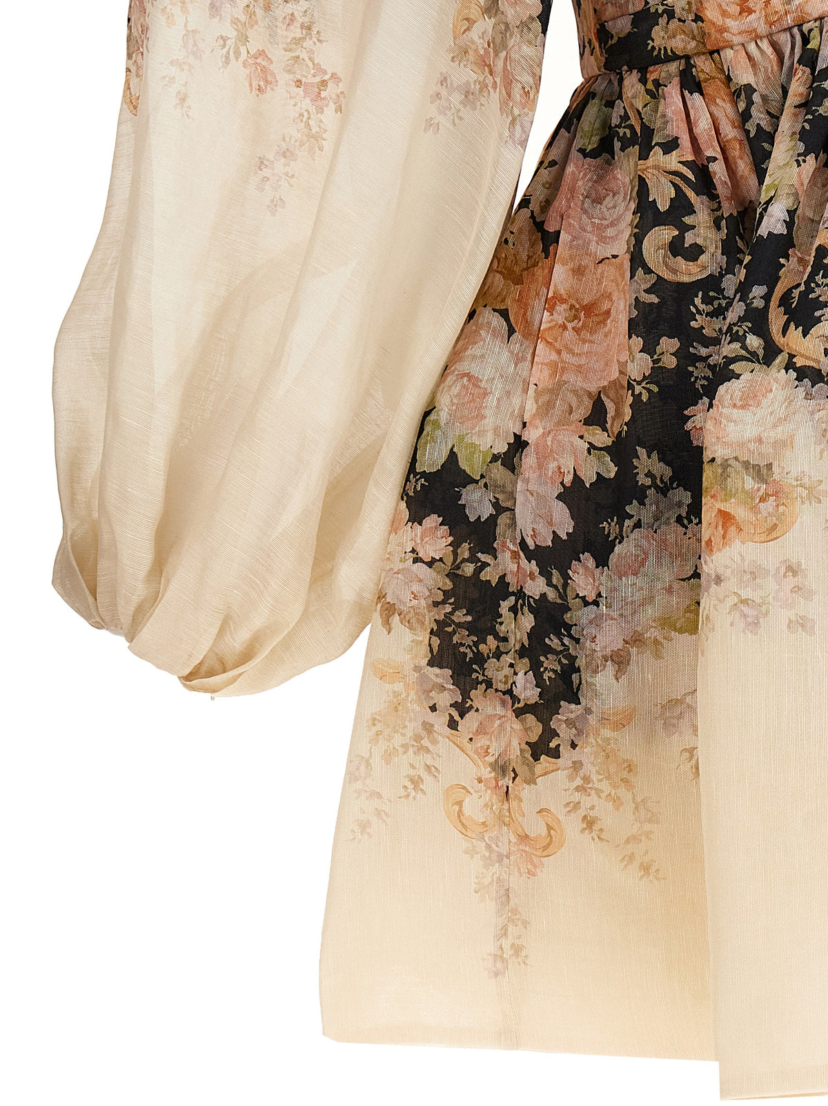 Zimmermann Multicolor Linen Casual Dress