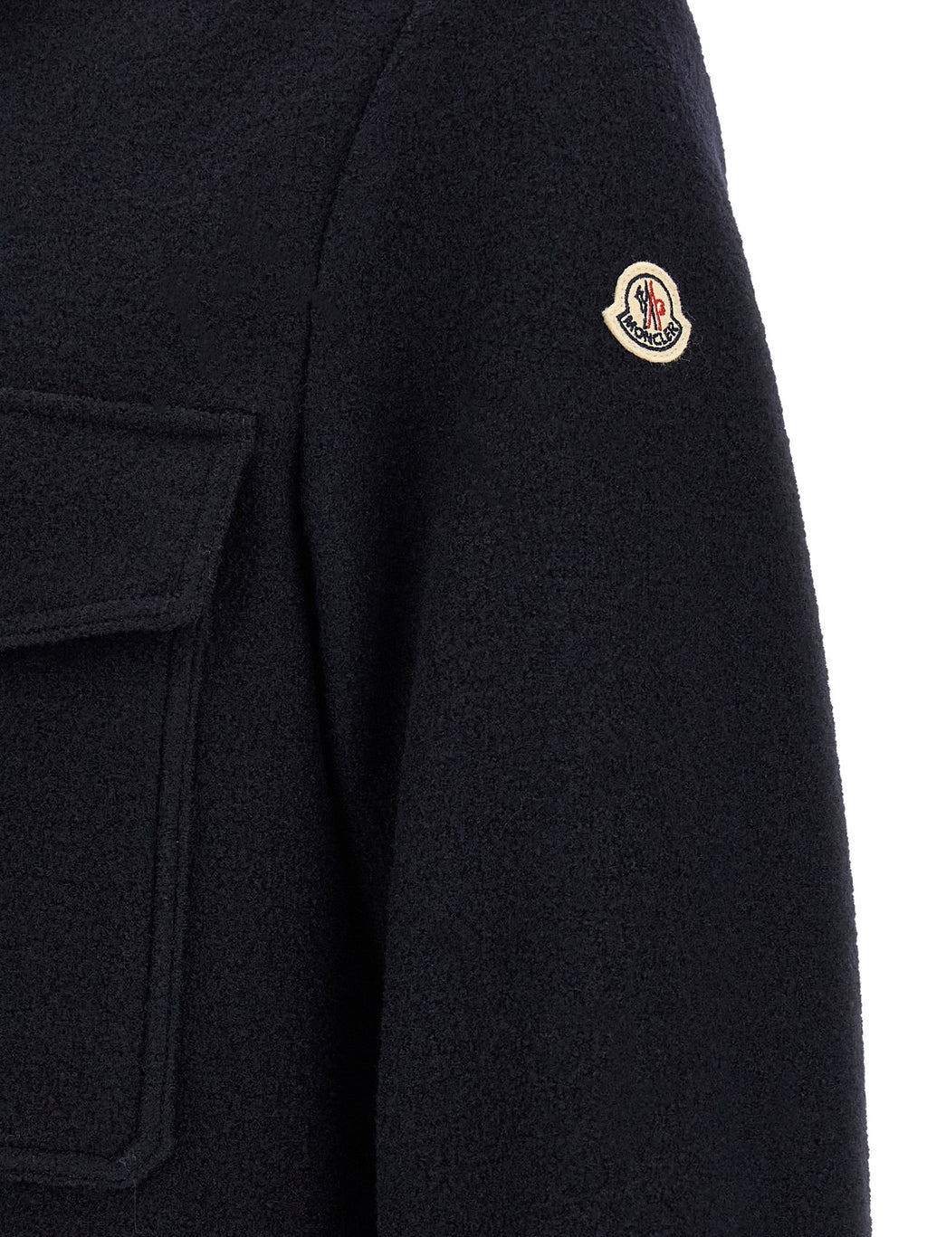 Moncler Blue Virgin Wool Blouse
