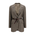 Brunello Cucinelli Beige Mohair Blazer