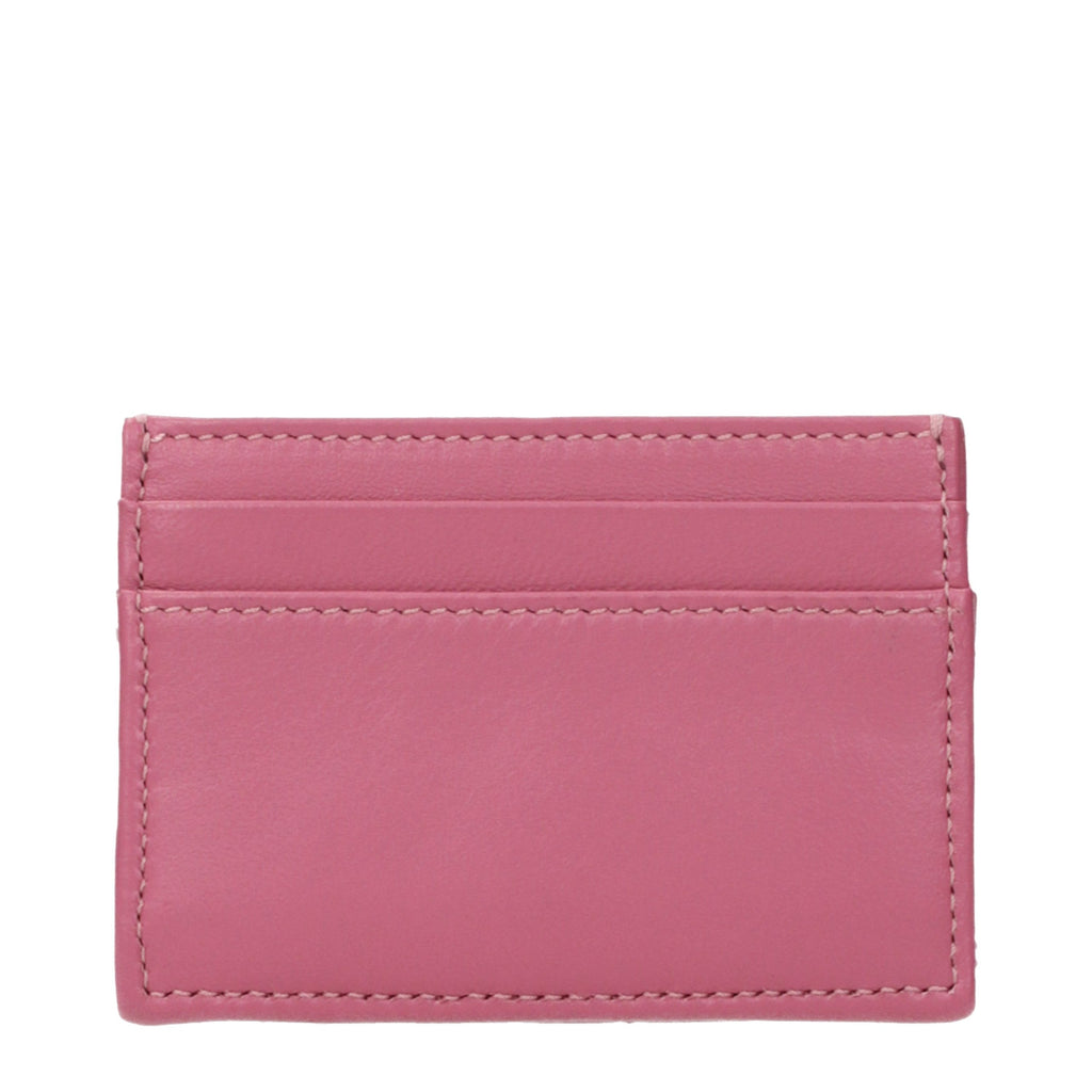 Versace Pink Leather Cardholder