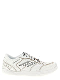 Balenciaga White Calfskin Athletic Sneakers