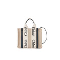Chloé Beige Linen Tote Bag