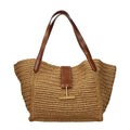 Tom Ford Beige Raffia Shoulder Bag