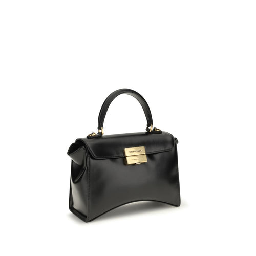 Balenciaga Black Calf Leather Bos Taurus Shoulder Bag