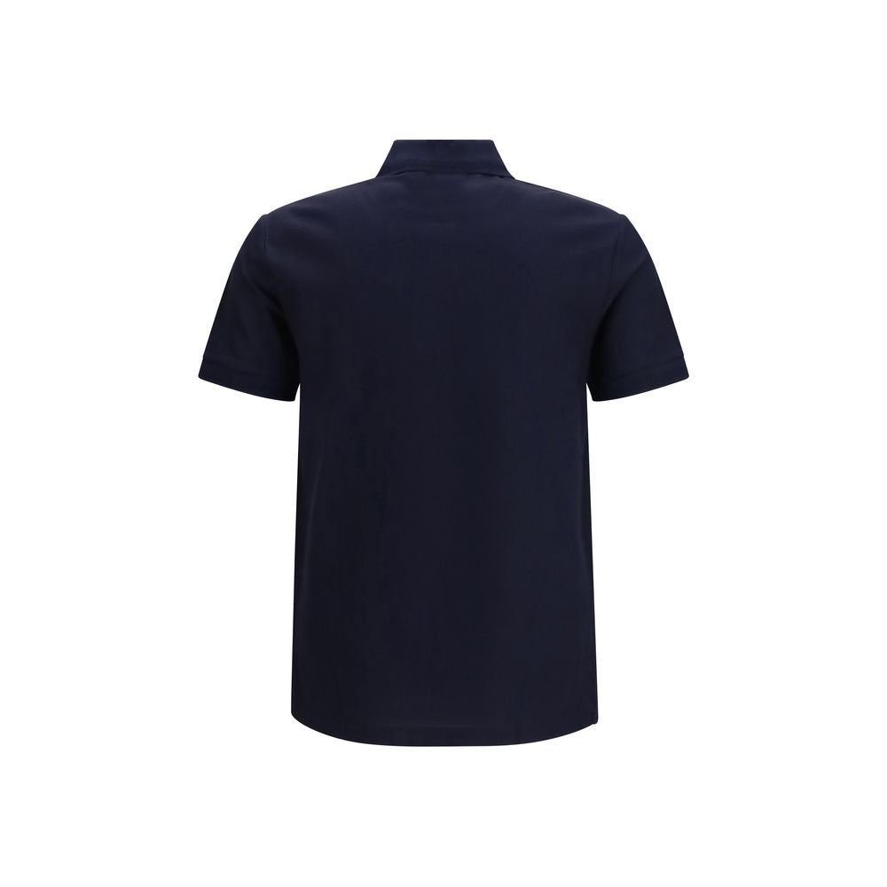 Burberry Blue Cotton Polo Shirt